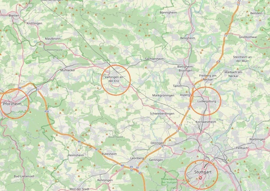 Karte_macro3 Einfamilienhaus Vaihingen an der Enz / Aurich