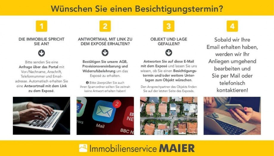 Information Besichtigungstermin Dachgeschosswohnung Mundelsheim