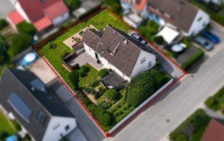 Hauptbild Bebautes Grundstück mit erweitertem Baufenster in Bietigheim Sand !