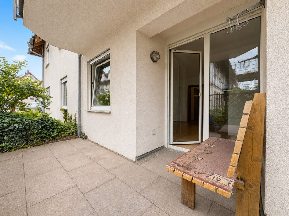 Terrasse Erdgeschosswohnung Oppenweiler