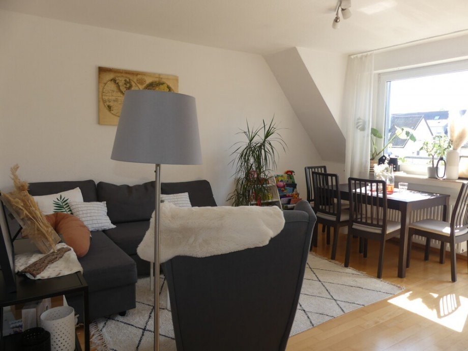 Wohn-und Essbereich Dachgeschosswohnung Ludwigsburg / Hoheneck