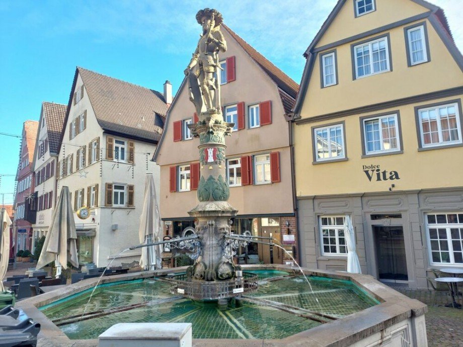 Altstadt mit Brunnen Erdgeschosswohnung Bietigheim-Bissingen