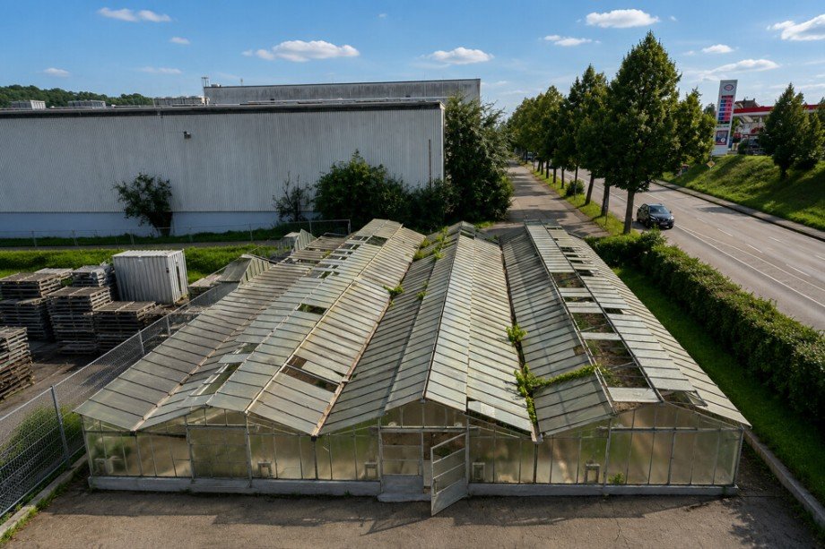 Ansicht von oben - IST ZUSTAND Gewerbegrundst�ck Gro�bottwar