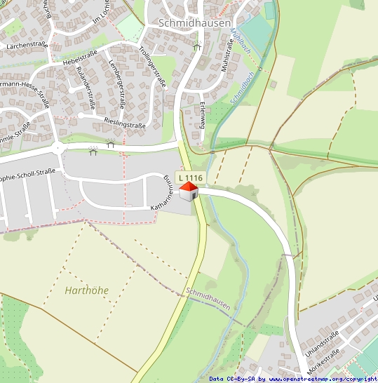 Lageplan Etagenwohnung Beilstein / Schmidhausen