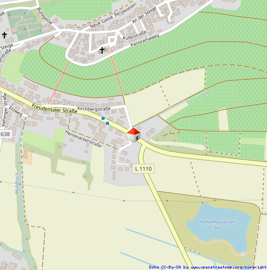 Lageplan Erdgeschosswohnung Sachsenheim / Hohenhaslach